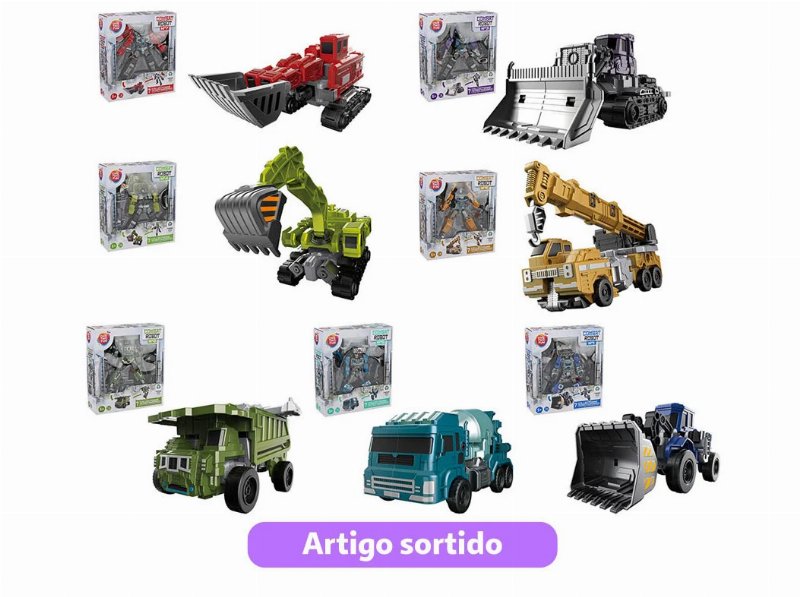 Robot Transformável One Two Fun Modelos Sortidos