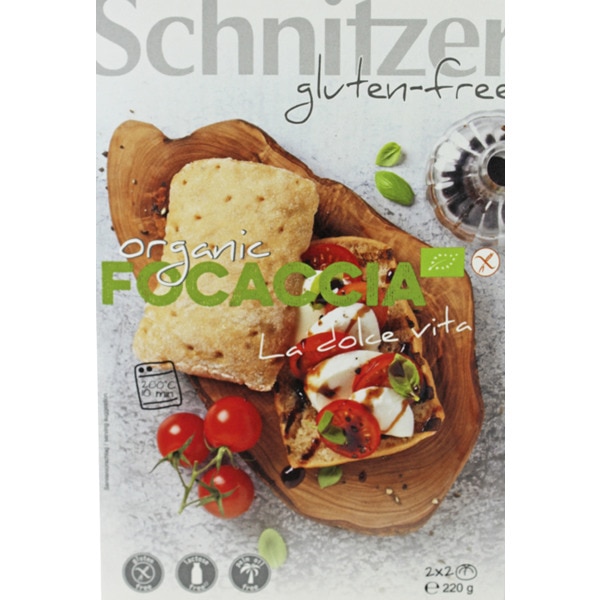 Pão Focaccia Biológico Pack 2 Unidades 220 g