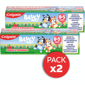 Pasta De Dentes Criança Bluey 0 A 5 Anos Colgate 2 X  50 ml