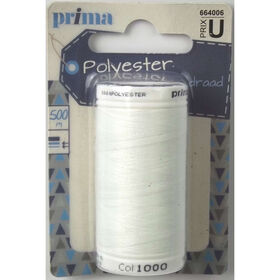 Linha Poliéster 500M Branco Prima