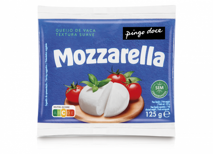 Queijo Mozzarella Fresca Pingo Doce 0.125Kg