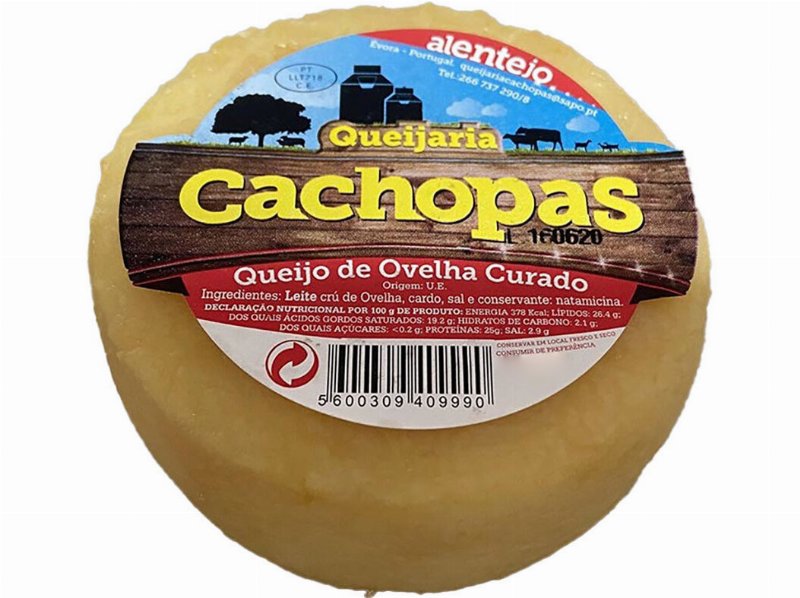 Queijo Cachopas Merendeira Ovelha Curado F17 200 g Produto Local