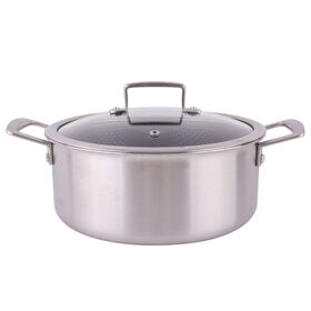 Caçarola Antiaderente Aço Inoxidável 20Cm Multilayer Kasa