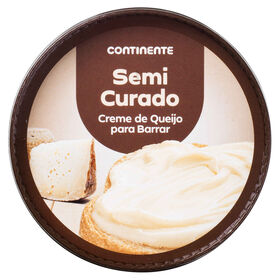 Creme De Queijo Para Barrar Semi Curado Continente 125 gr