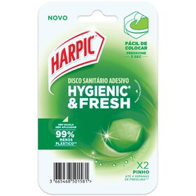 Discos Sanitários Adesivos Recargas Pinho Harpic 2 Un