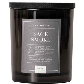 Vela Em Copo Tampa Madeira Escura Smoke 504 g Kasa