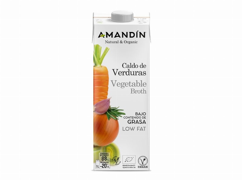 Caldo De Legumes Amandín Bio 1 l