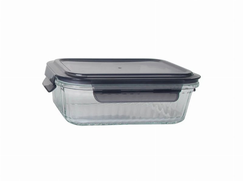 Caixa De Vidro Retangular Actuel Azul 0.95 l
