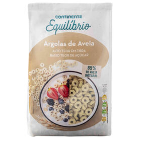 Cereais Argolas De Aveia Integral Continente Equilíbrio 375 gr