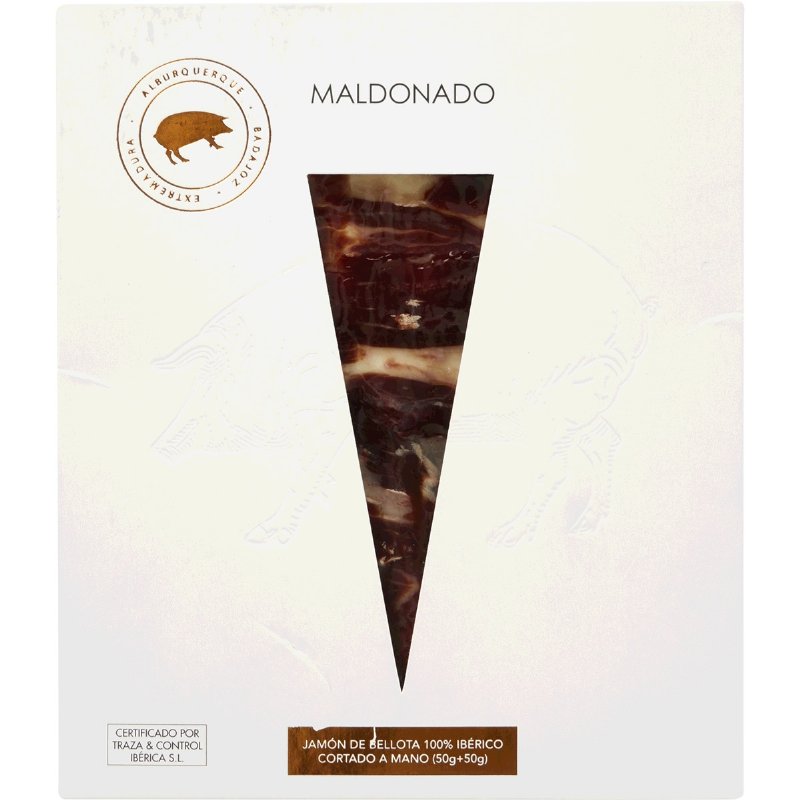 Presunto 100% Ibérico Bolota Fatiado Mão (2 X 50 g) 100 g