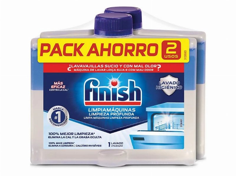 Limpa Máquina Loiça Regular Finish 2X250 ml