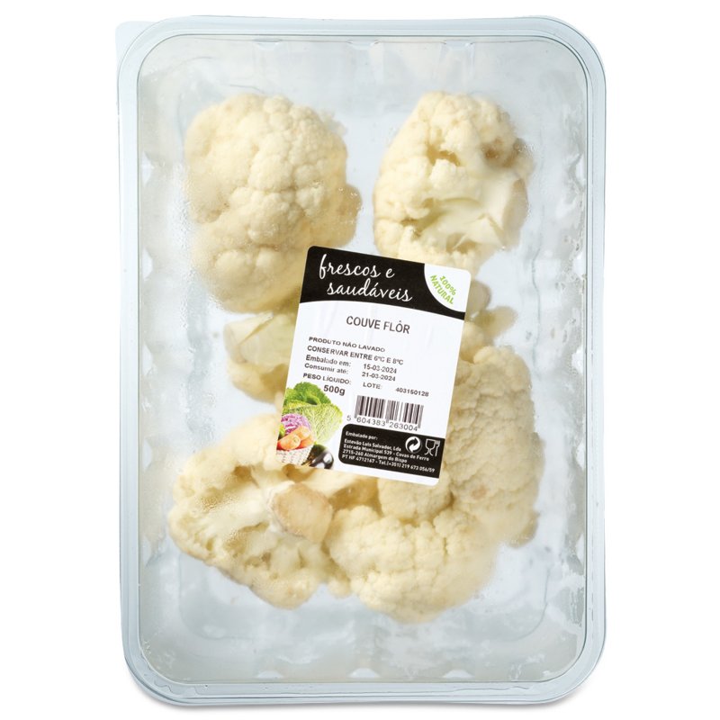 Couve Flor Cortada 500 g