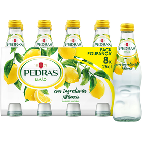 Água Com Gás Limão Pedras Salgadas 8 X 25 cl