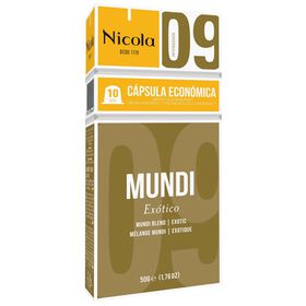 Cápsulas De Café Mundi Int 9 Nicola 10 Un