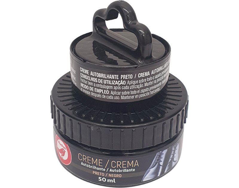 Creme Autobrilhante Auchan Boião Preto 50 ml