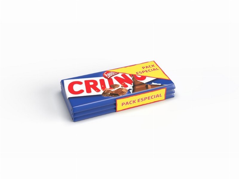 Chocolate De Leite Crunch Pack Especial 3X100 g