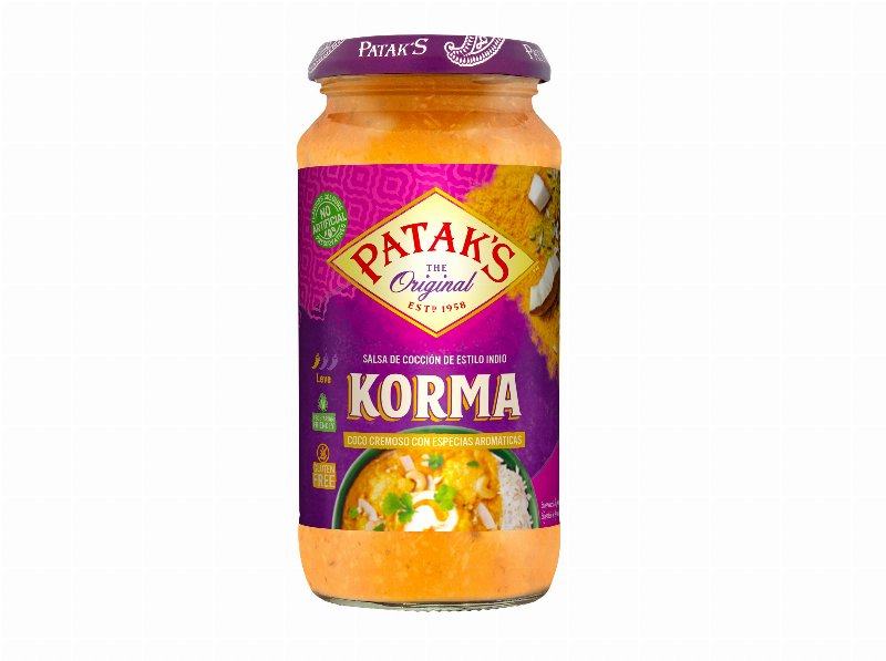 Molho Pataks Caril Indiano Korma 450 g
