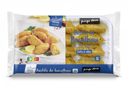 Pastéis Bacalhau Para Fritar Congelados Pingo Doce 0.384Kg