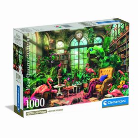 Clementoni - Puzzle The Greenhouse Library 1000 Peças