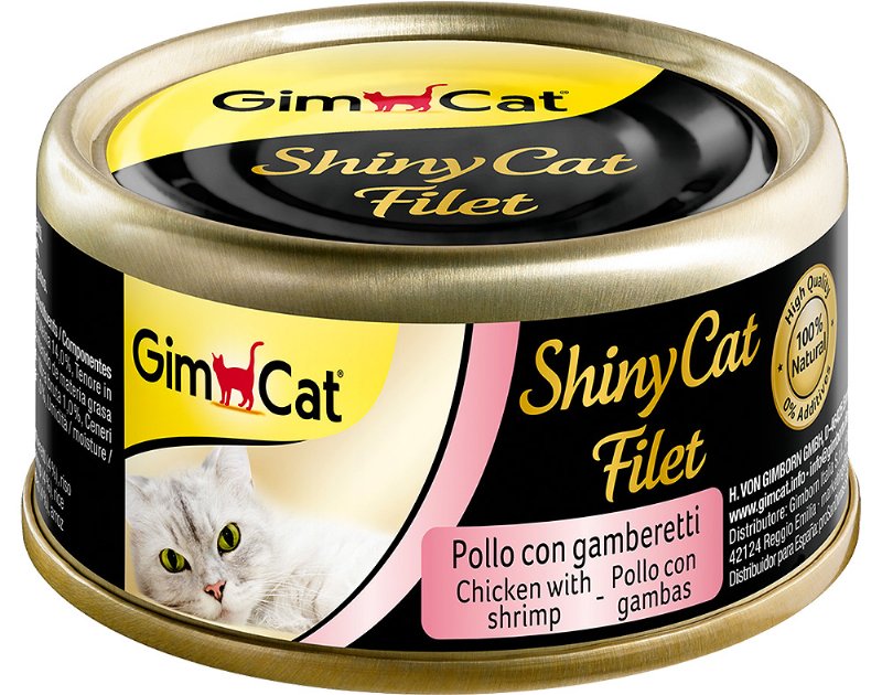 Comida Húmida Para Gato Gimcat Filet Com Frango 70 g