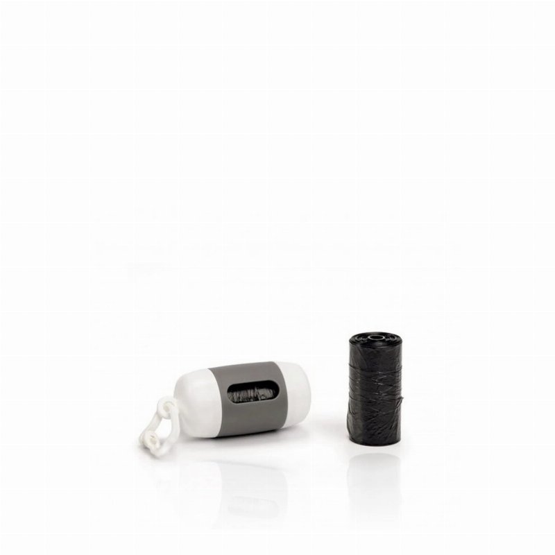 Beeztees Dispensador Para Sacos Dejectos Cinza + 2 Rolos