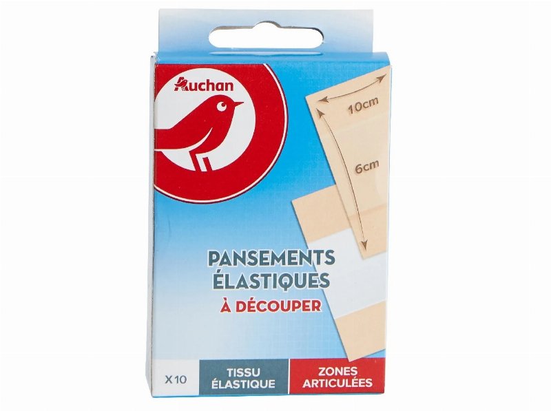 Pensos Auchan Elásticos Para Recortar 10Un