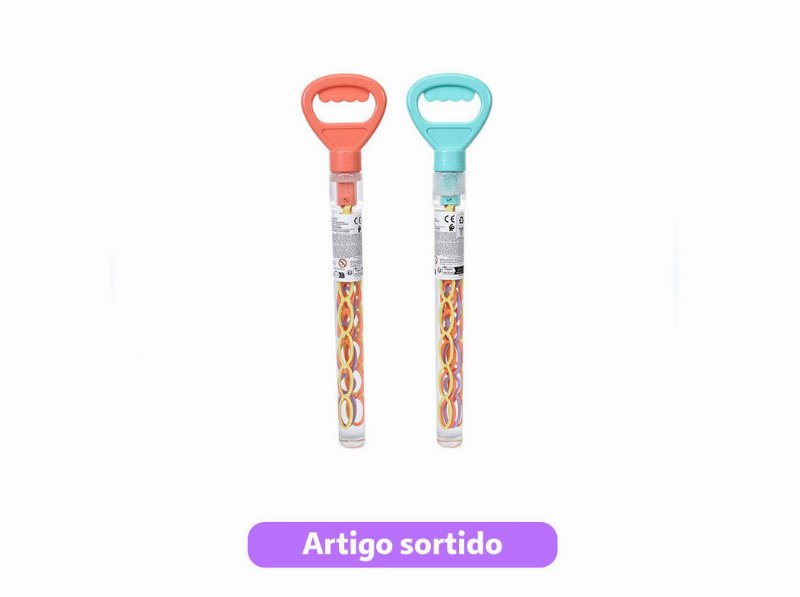 Espada Bolas Sabão One Two Fun Com 5 Varas Cores Sortidas