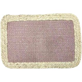 Individual Palhinha 45X30Cm Rosa Deep Moss Kasa