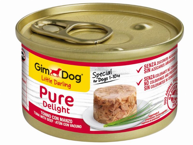 Comida Húmida Para Cão Gimdog Com Atum E Vaca 85 g