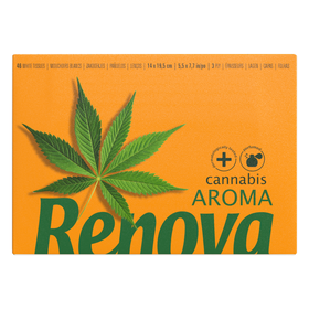 Lenços Faciais Mini Cannabis Renova 46 Un