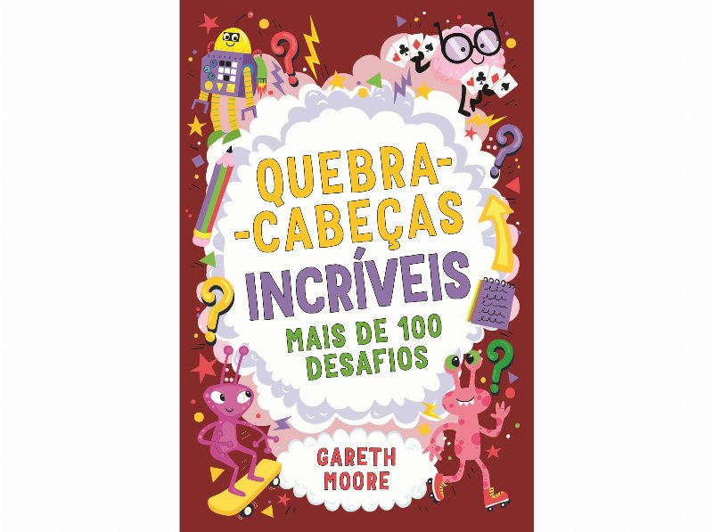 Livro Quebra-Cabeças Incríveis Dr. Gareth Moore
