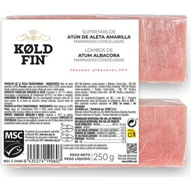 Lombos De Atum Marinado Congelado  Kold Fin 250 gr