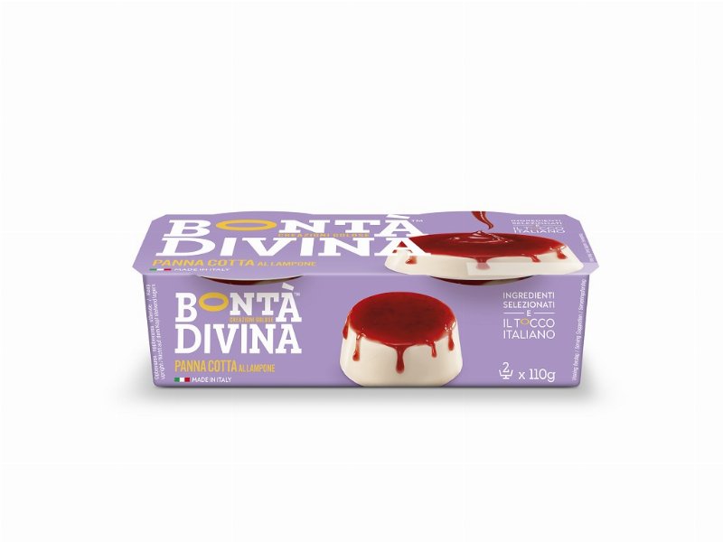 Panna Cotta Bonta Divina Framboesa 2X110 g