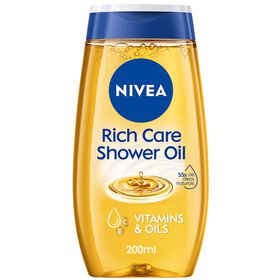 Gel De Banho Natural Oil Nivea 200 ml