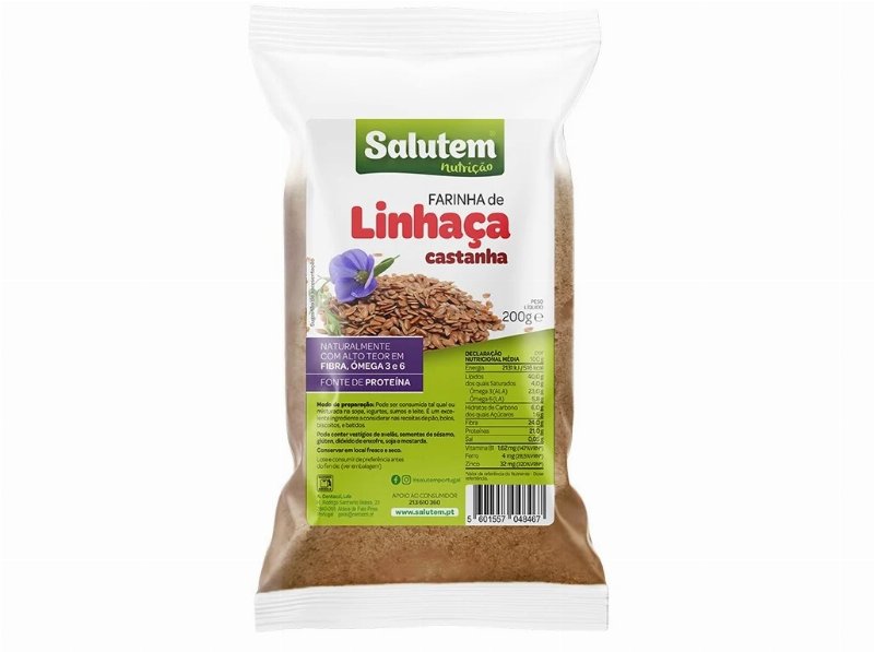 Farinha Salutem Linhaça Castanha 200 g