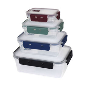 Conjunto 4 Caixas Herméticas Grande Bestlock Kasa