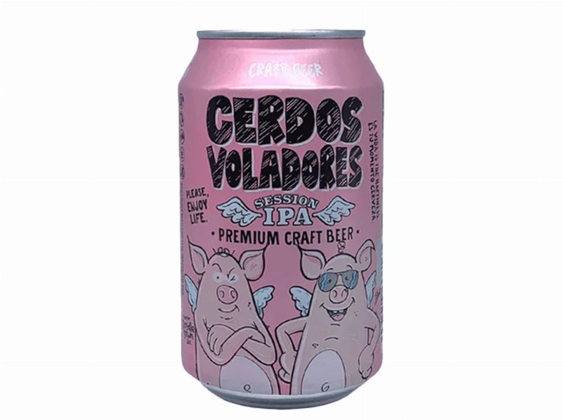 Cerveja Cerdos Voladores Ipa Lata 0.33 l