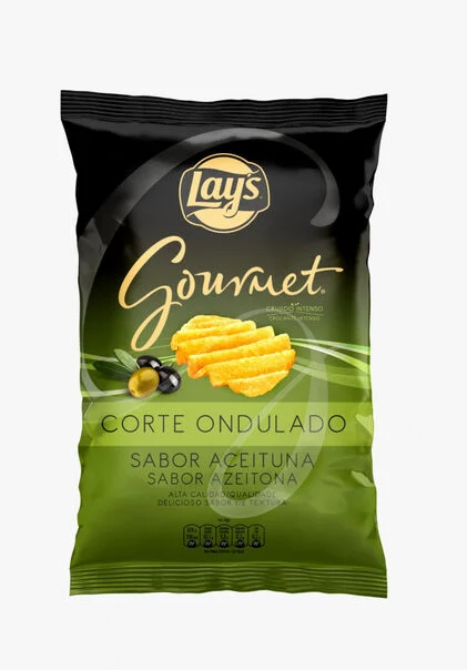 Batatas Fritas Gourmet Azeitona Corte Ondulado Lay's 0.15Kg