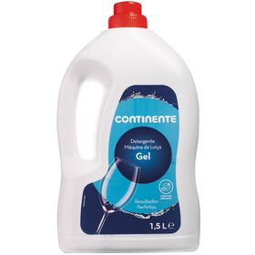 Detergente Máquina Loiça Gel Continente 1,5 Lt