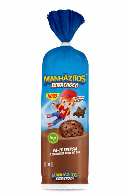 Bolo Snack Manhãzitos Extra Choco Manhãzitos 0.28Kg