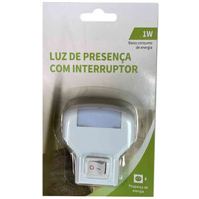 Luz De Presença Com Interruptor Branca 1 Un