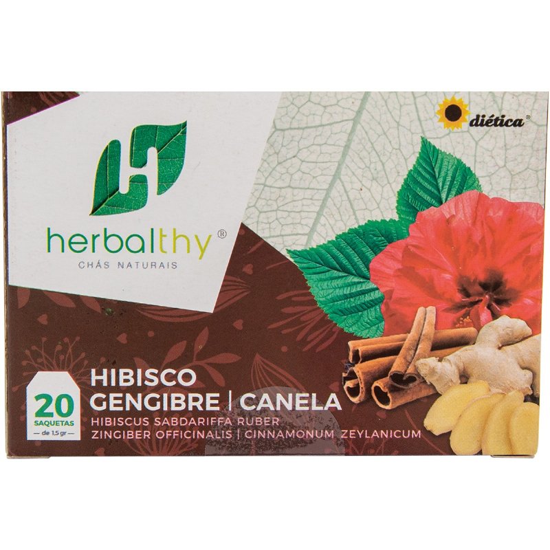 Chá De Hibisco, Gengibre E Canela 30 g