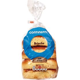 Brioche De Leite Continente 280 gr (4 Un)