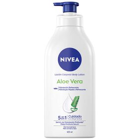 Creme Corpo Body Lotion Hidratante Aloe Nivea 625 ml
