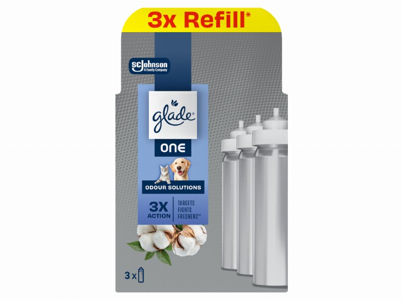 Ambientador Glade One Pet Rec 3Un