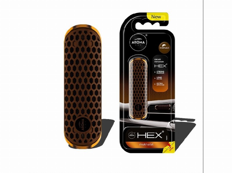 Ambientador Auto Aroma Car Polymer Hex Mukhalat