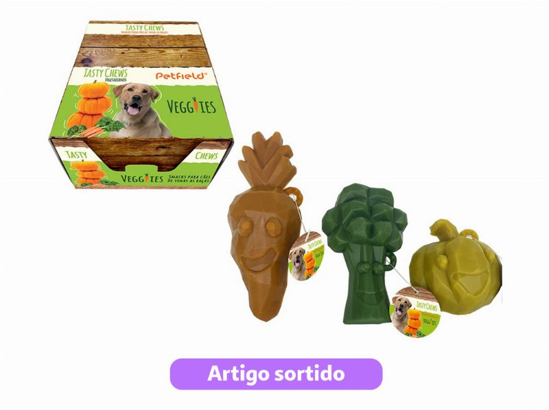 Snacks Para Cão Petfield Tasty Chew Veggies Modelos Sortidos