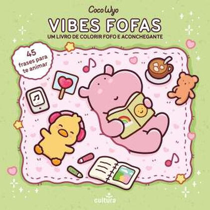 Livro De Colorir - Vibes Fofas Vários Autores