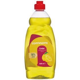 Detergente Manual Loiça Concentrado Limão Continente 500 ml