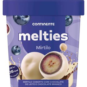 Melties De Mirtilo Coberto De Chocolate De Leite E Chocolate Branco Continente 150 gr
